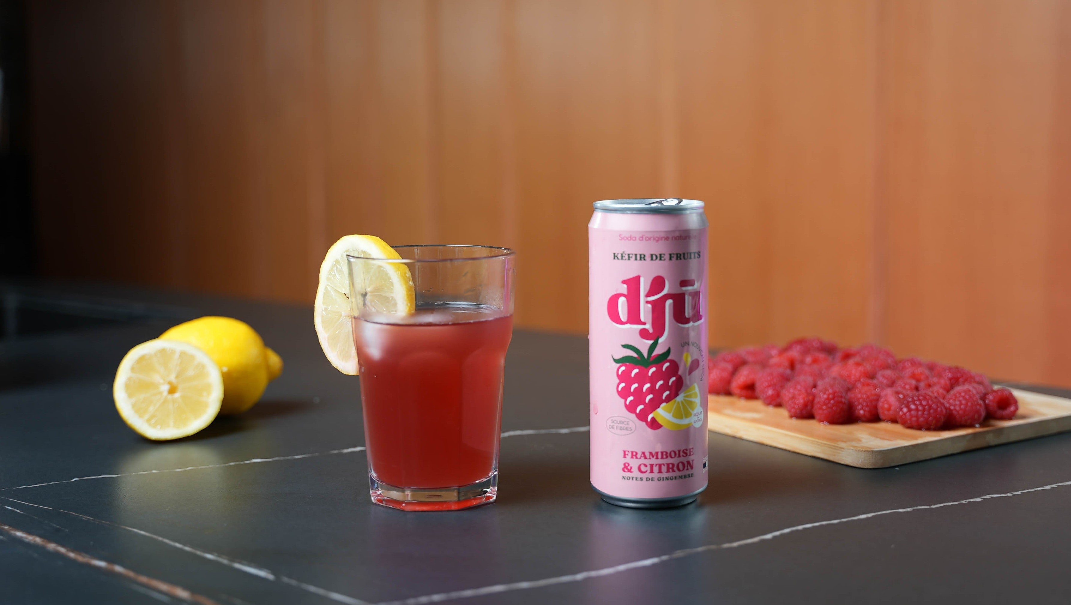 Canette dju kéfir de fruits